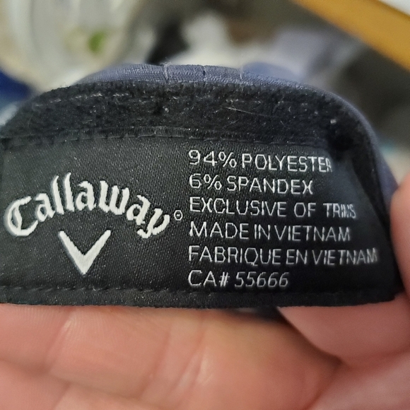 Callaway Dark Grey Baseball Hat. Flex Fit Golf - Picture 5 of 5